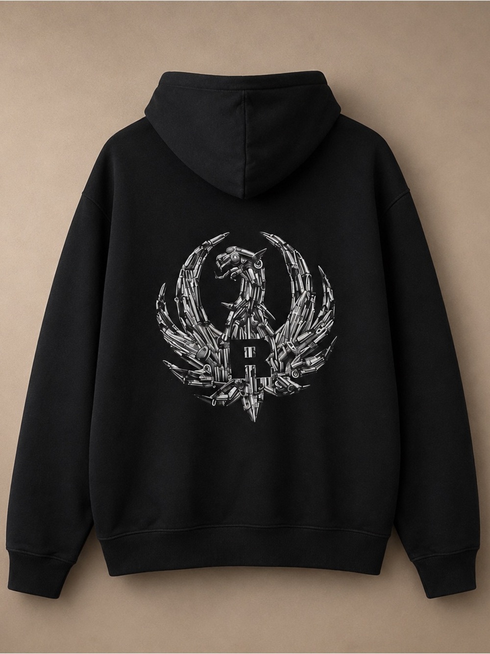 Men's Ruger Graphic Hoodie, black